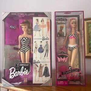 Bathing Suit Barbies - 35th Anniversary and "Then and Now" Editions
